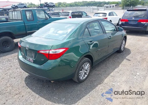 2014 Toyota Corolla Le Plus из США, поврежденный, VIN 2T1BURHE8EC005297